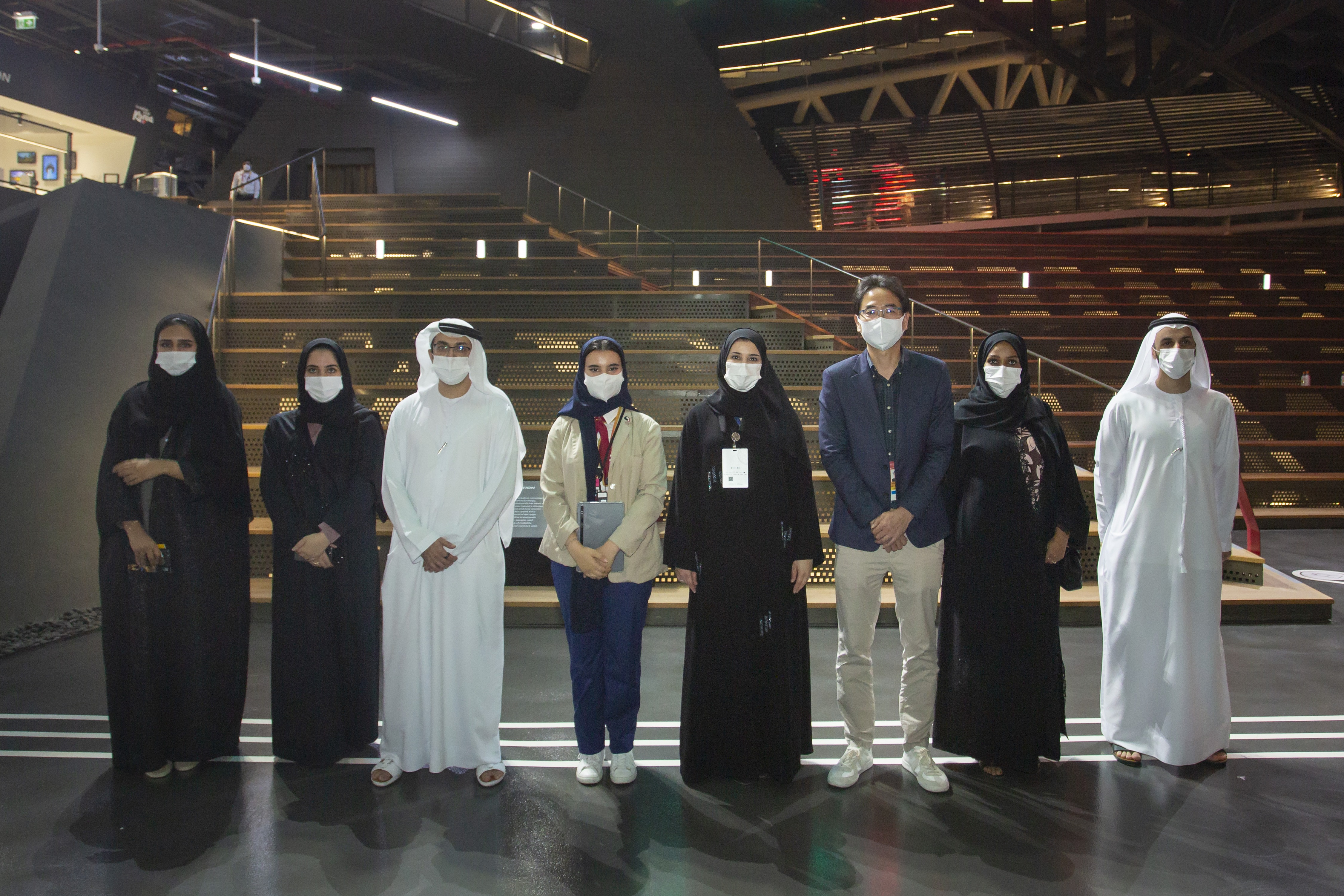 سارة الأميري تزور جناحي كوستاريكا وكوريا في إكسبو دبي 2020