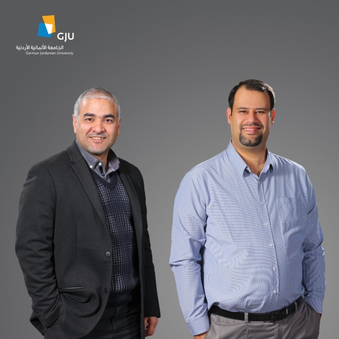 الباحثان دلالعة وسعادة يعرضان لمشاريعهما العلمية بالجامعة الألمانية الأردنية