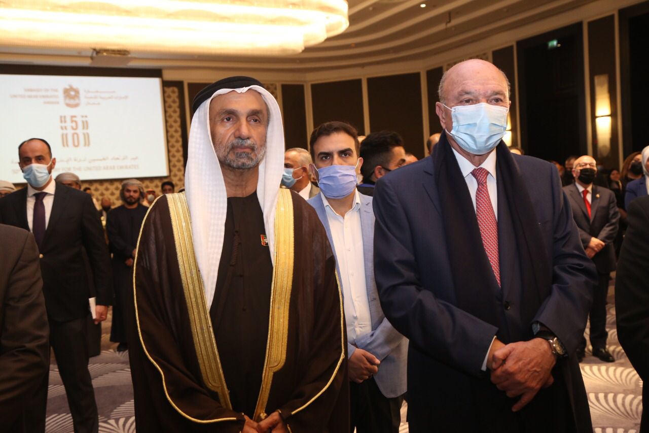 السفارة الإماراتية في الأردن تحتفل بعيد الاتحاد الخمسين