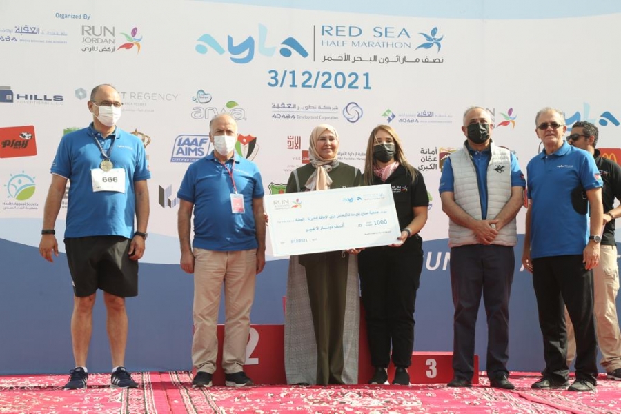 الجمعية الأردنية للماراثونات تختتم سباق آيلة نصف ماراثون البحر الأحمر بنجاح