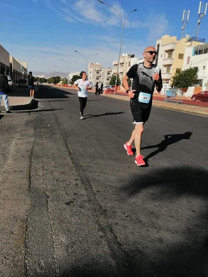 الجمعية الأردنية للماراثونات تختتم سباق آيلة نصف ماراثون البحر الأحمر