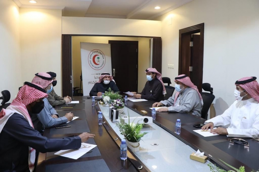 اجتماع تنسيقي لتوحيد تطبيق الاحترازات والتعليمات الوقائية من كورونا في رالي حائل تويوتا الدولي