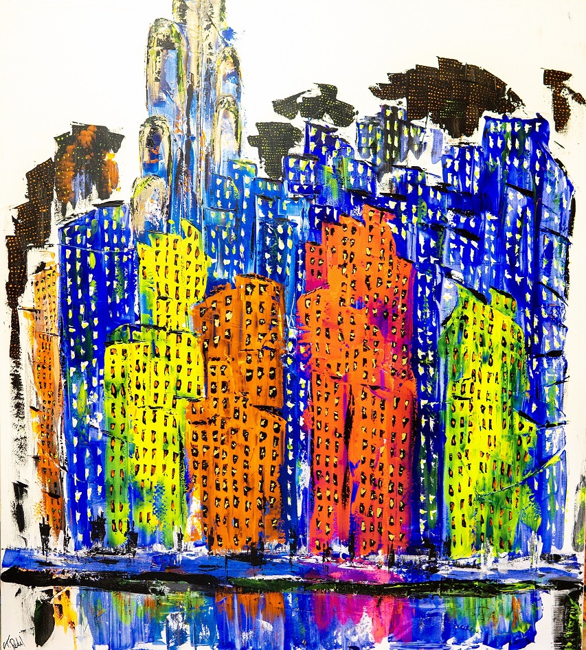 تینا ریتشیل أول فنانة ألمانیة تطلق من دبي لوحة فنیة رقمیة «سكاي لاین دبي» 