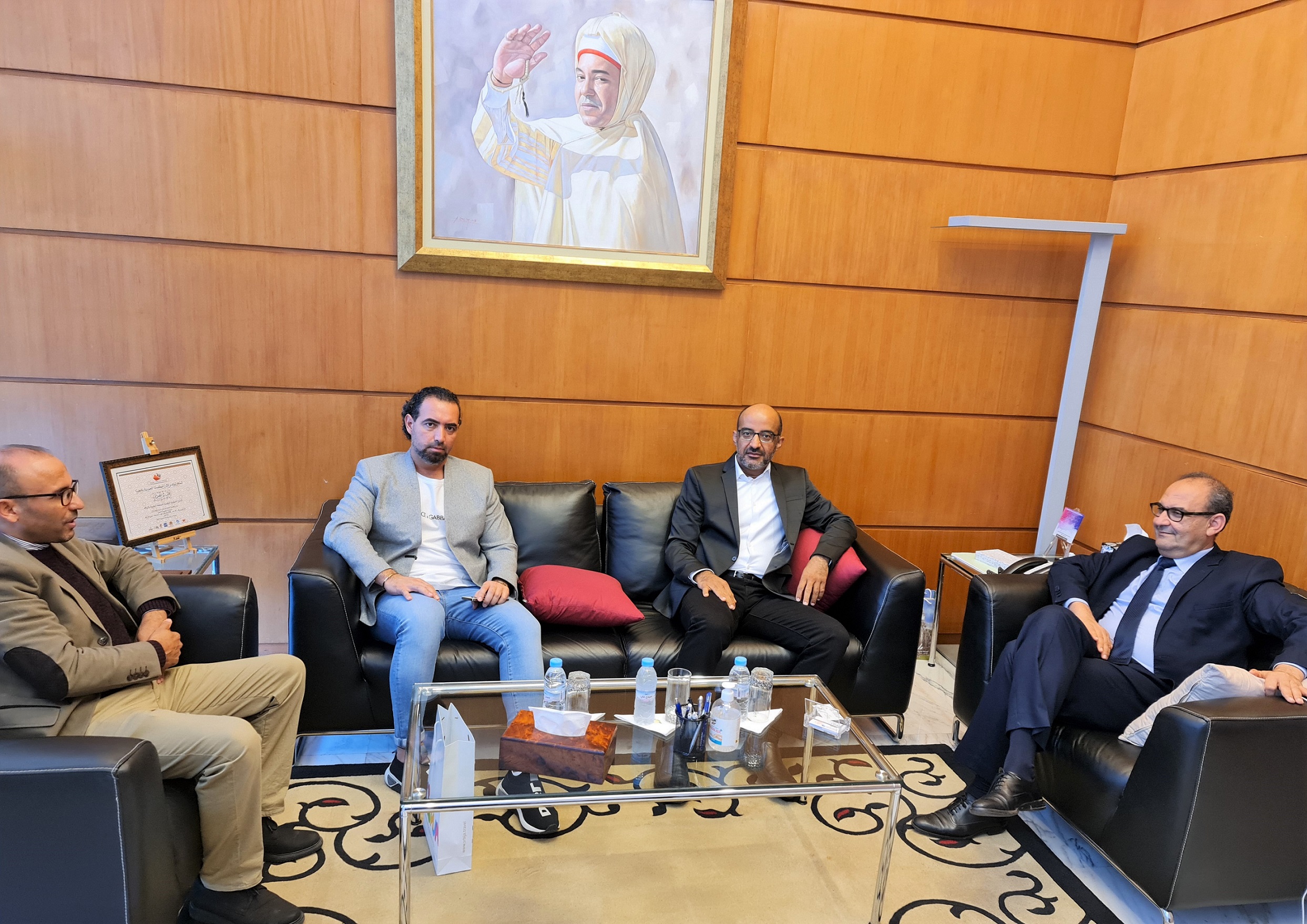 مؤسسة الرخ الإماراتية تبحث التعاون مع المكتبة الوطنية للمملكة المغربية