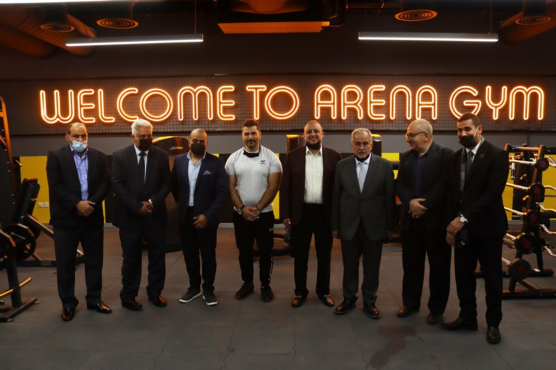 الحوراني يفتتح مركز اللياقة الجديد بمجمع الارينا في عمان الاهلية .. صور