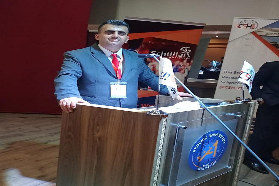 مشاركة علمية للقرعان في المؤتمر الدولي الثالث للأبحاث في العلوم الإنسانية والإجتماعي باليرموك