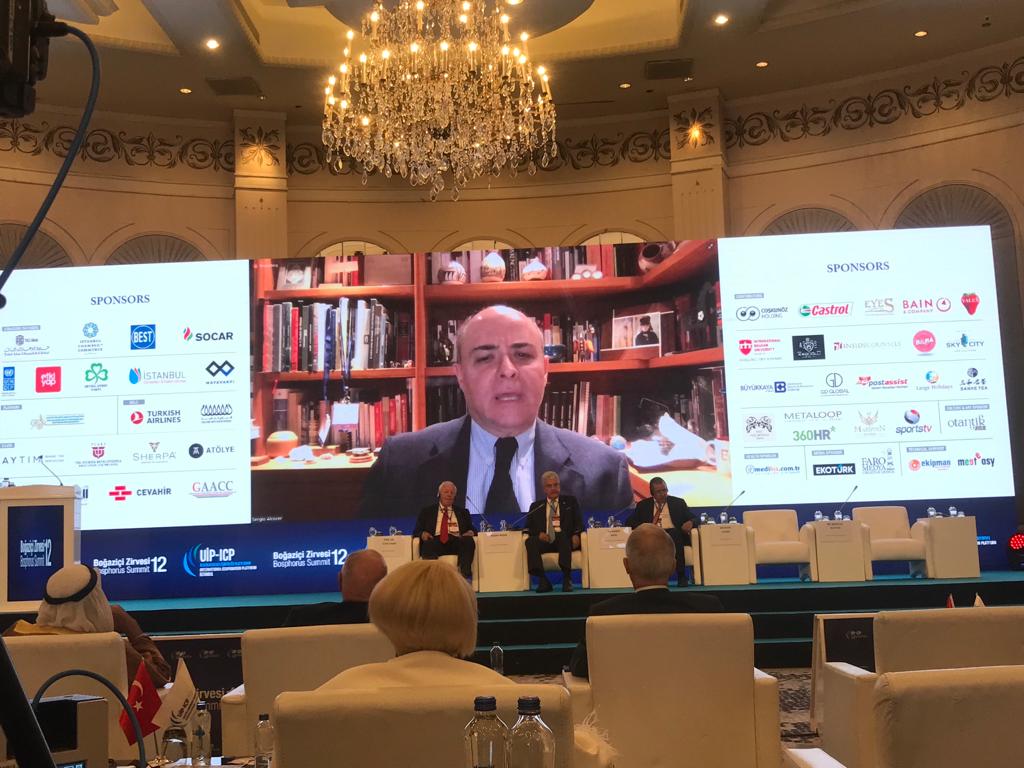 وزير الأشغال يشارك بإفتتاح قمة البوسفور الثانية عشر  صور