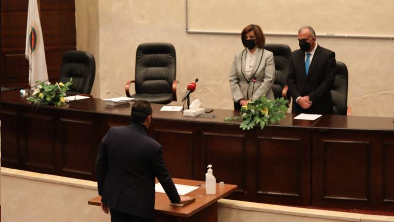 لجان الانتخاب لمجالس المحافظات والمجالس البلدية ومجلس أمانة عمان  تؤدي القسم القانوني