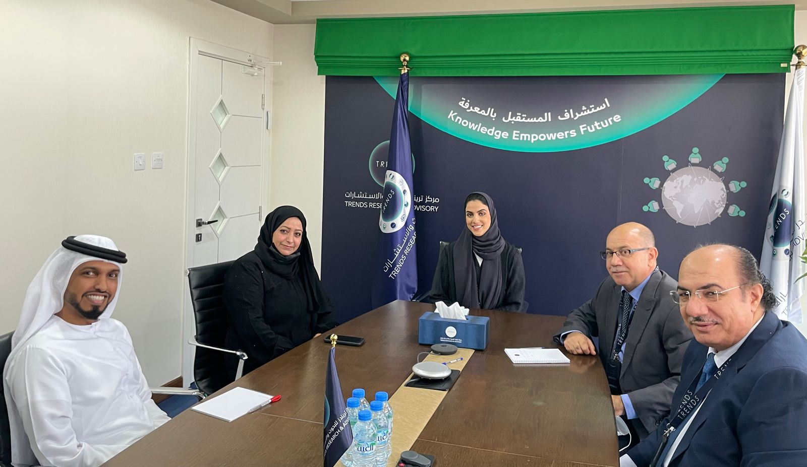 تریندزو جوھرة العرب یبحثان آفاق التعاون البحثي  والإعلامي