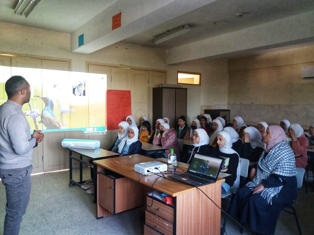 بيت لحم و اريحا والاغوار الشمالية: تنفيذ محاضرات  توعوية حول التنوع الحيوي وحماية الطبيعة