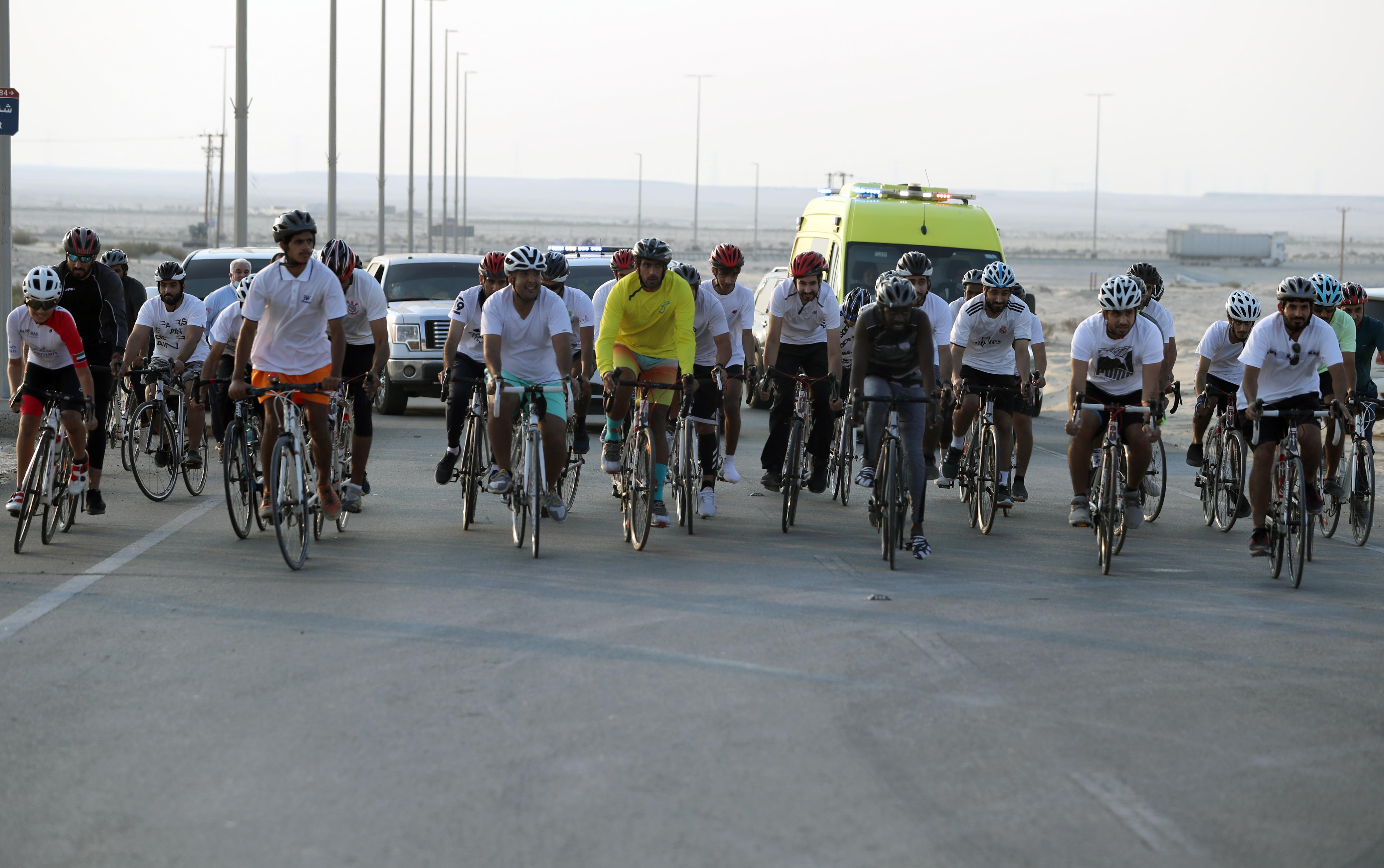 مهرجان السلع البحري يتوج الفائزين بسباق الدراجات الهوائية