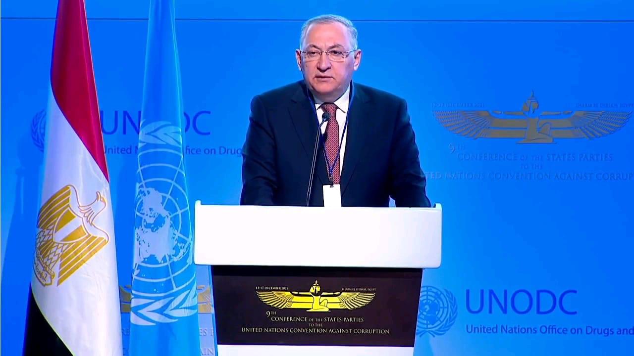 المشاركة بمؤتمر دولي للدول الأطراف  في اتفاقية مكافحة الفساد في شرم الشيخ