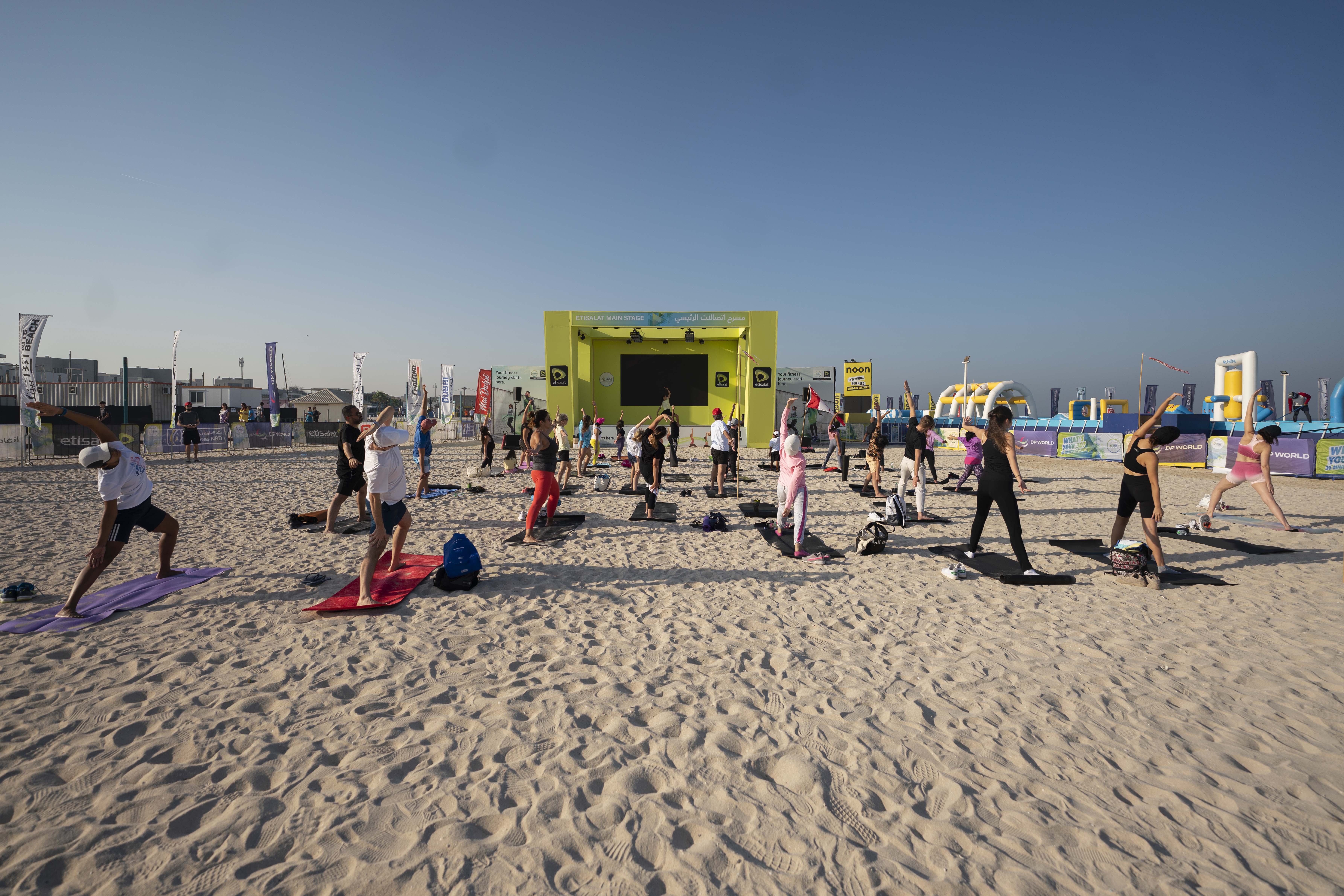 مشاركة تجمع دبي الكندي في تحدي اللیاقة البدنیة بدبي