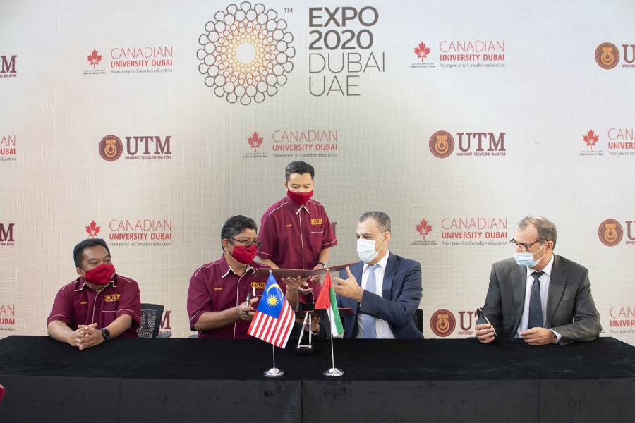 الجامعة الكندیة دبي توقع مذكرة تفاھم مع الجامعة التكنولوجیة المالیزیة