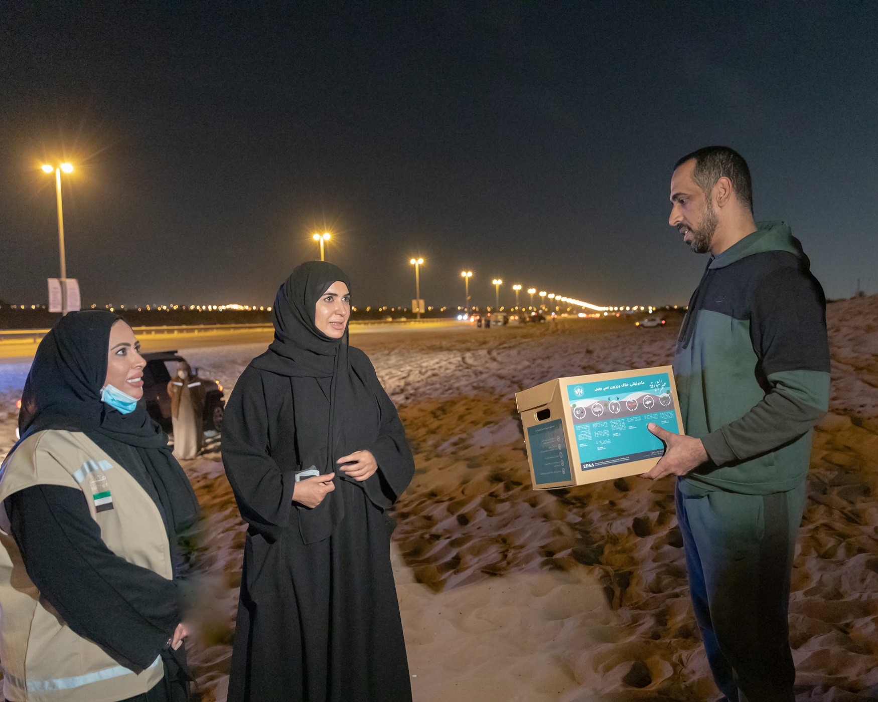 ھیئة البیئة والمحمیات الطبیعیة بالشارقة تُطلق مبادرة الحملة  التوعویة لمرتادي المناطق البریة