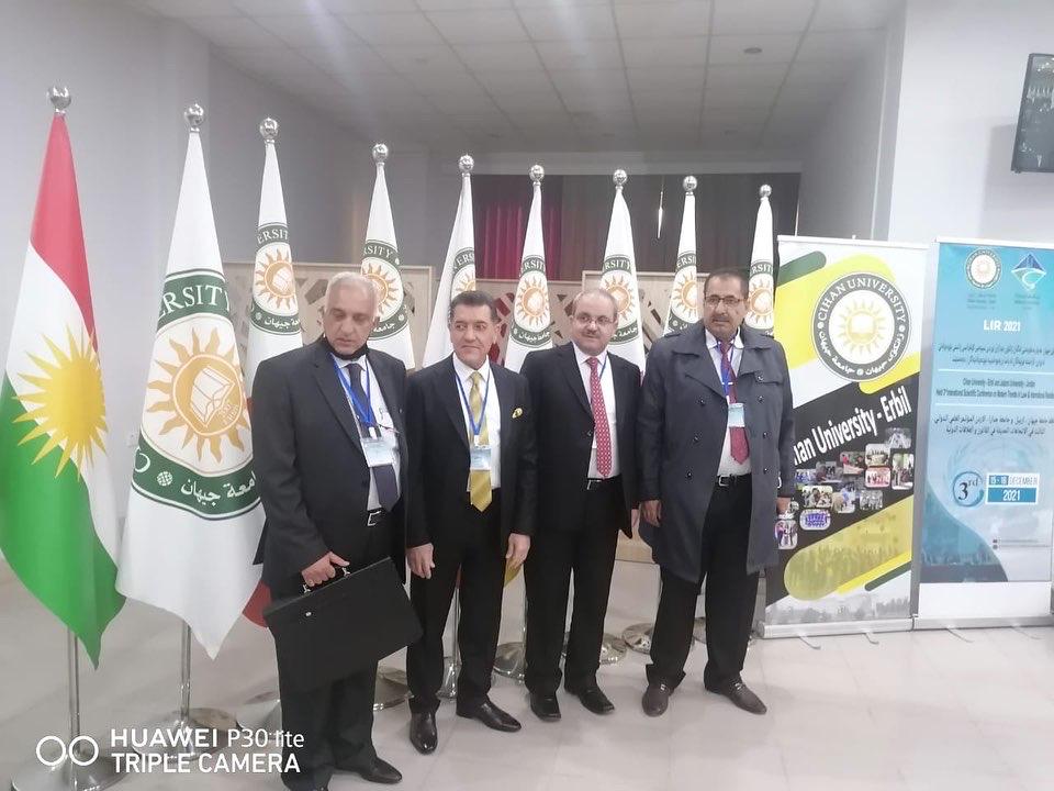 توأمة بين جامعتي جدارا وجيهان كردستان على هامش المؤتمر الدولي للقانون والعلاقات الدولية
