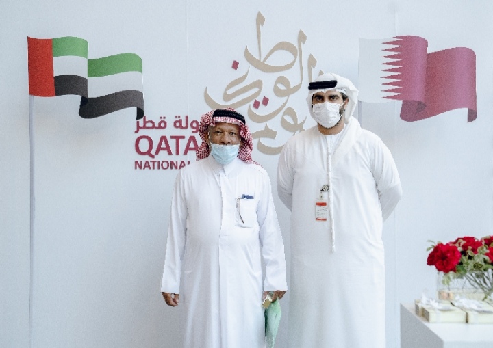 مطار الشارقة یحتفل بالیوم الوطني القطري