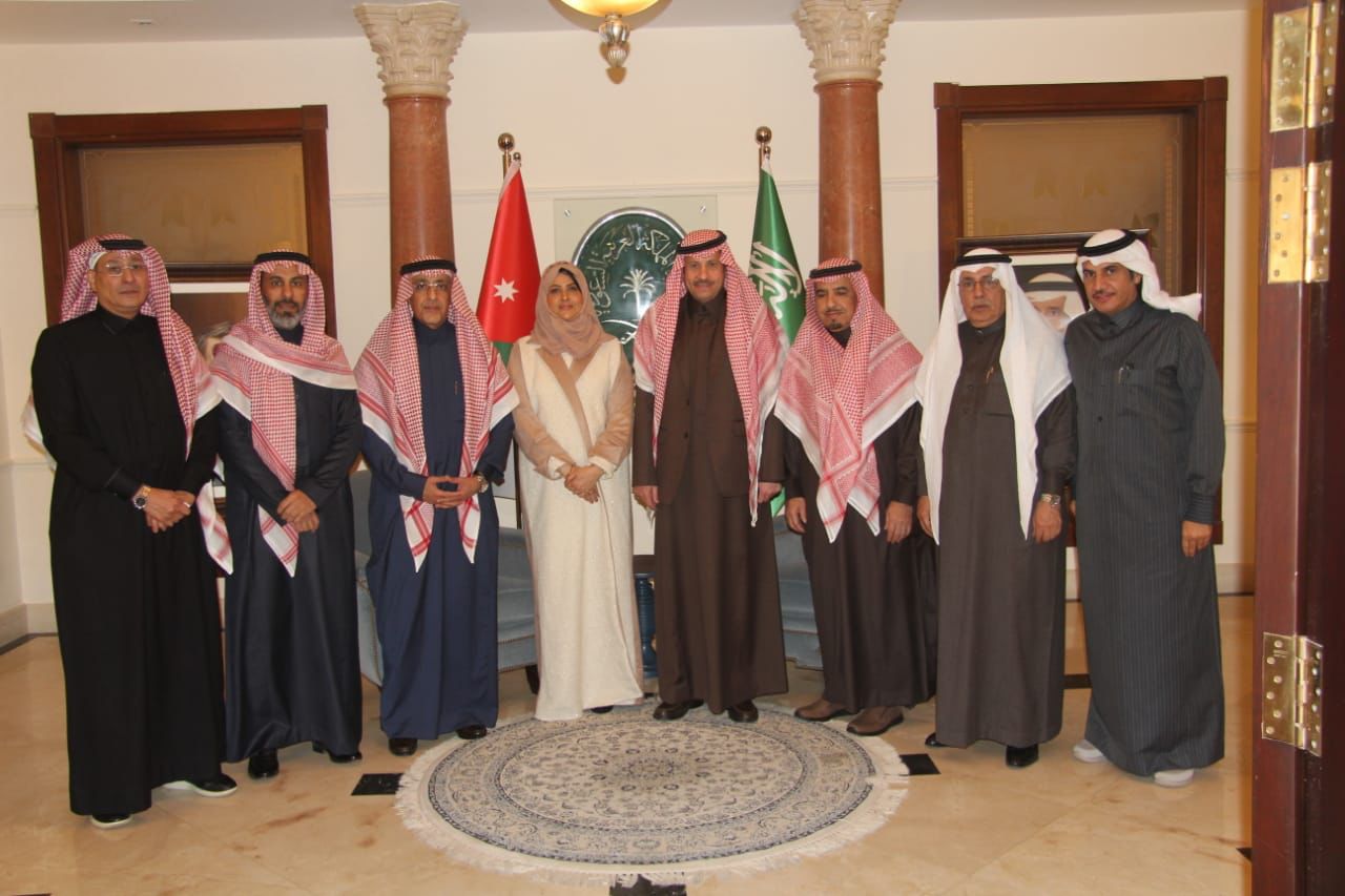 السفير السعودي لدى الأردن يقيم مأدبة غداء تكريما لوفد مجلس الشورى 