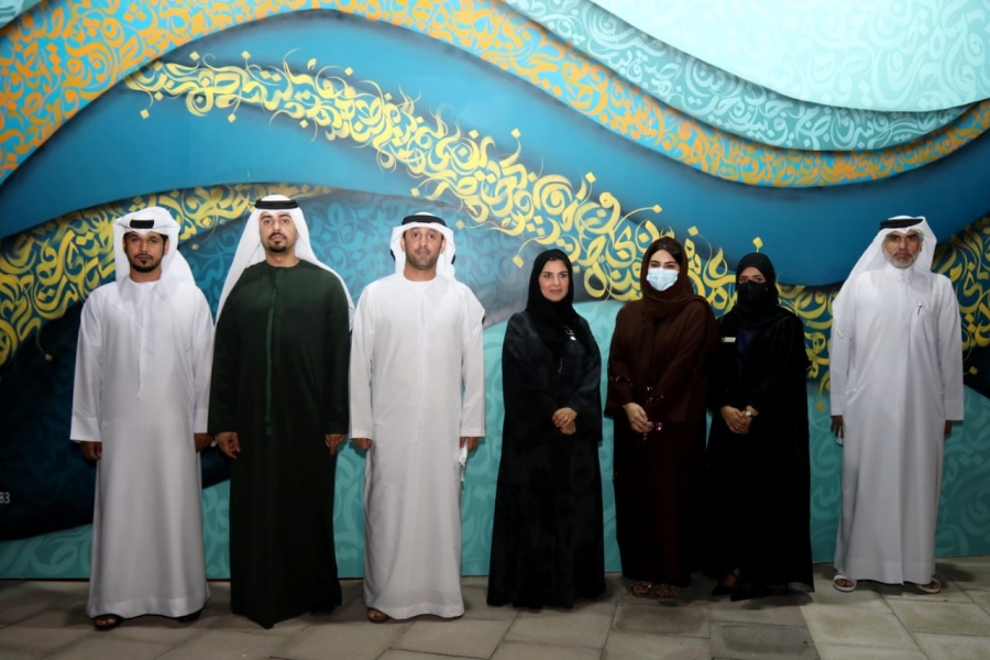 مدرج خورفكان يزهو بالعمل الفني مصلى يتسامى و  زيرو 6 يحتضن جداريتي إحياء وإحساس حرف