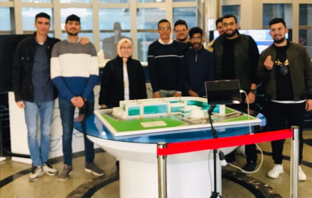 هندسة جامعة بدر تنظم زيارة علمية ميدانية إلى معهد بحوث الإلكترونيات