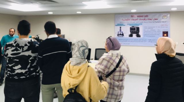 هندسة جامعة بدر تنظم زيارة علمية ميدانية إلى معهد بحوث الإلكترونيات