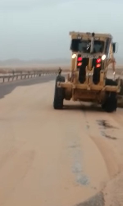 الأشغال : تتعامل مع 159 بلاغاً خلال المنخفض الجوي