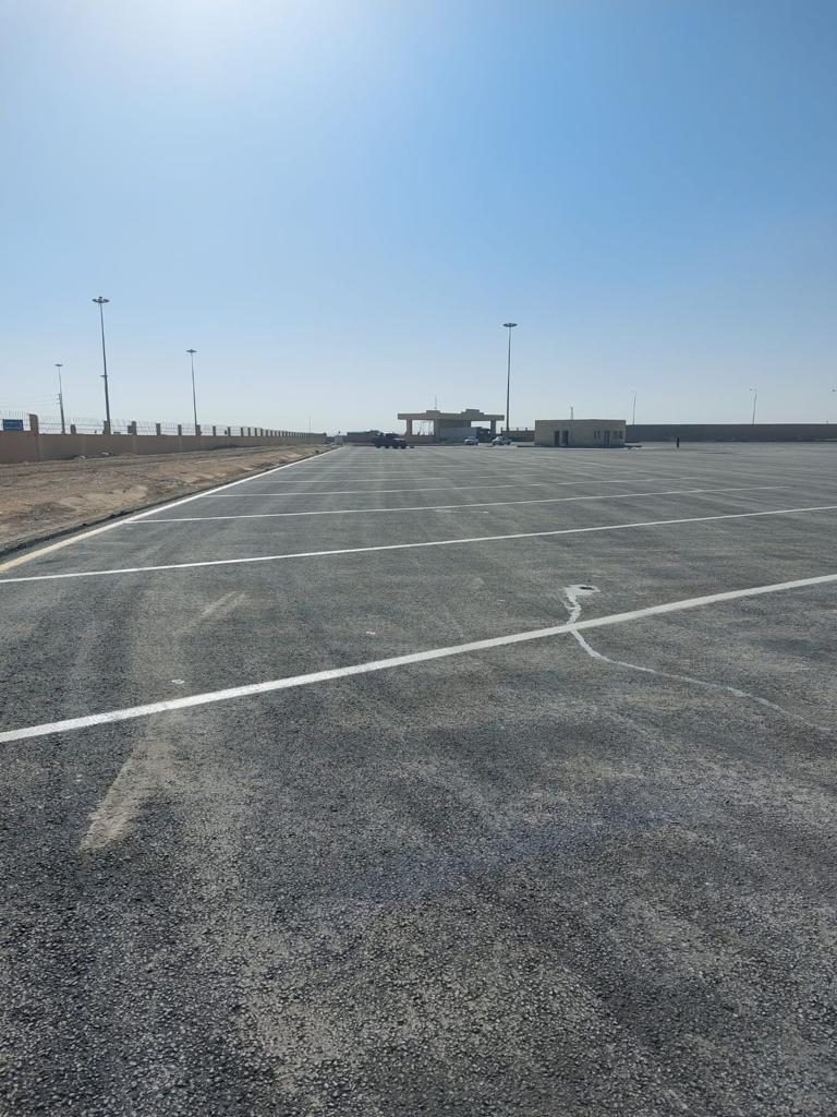 الاشغال تنهي العمل على مشروع إعادة انشاء الساحة وطريق باب الشحن الشرقي في مركز حدود العمري