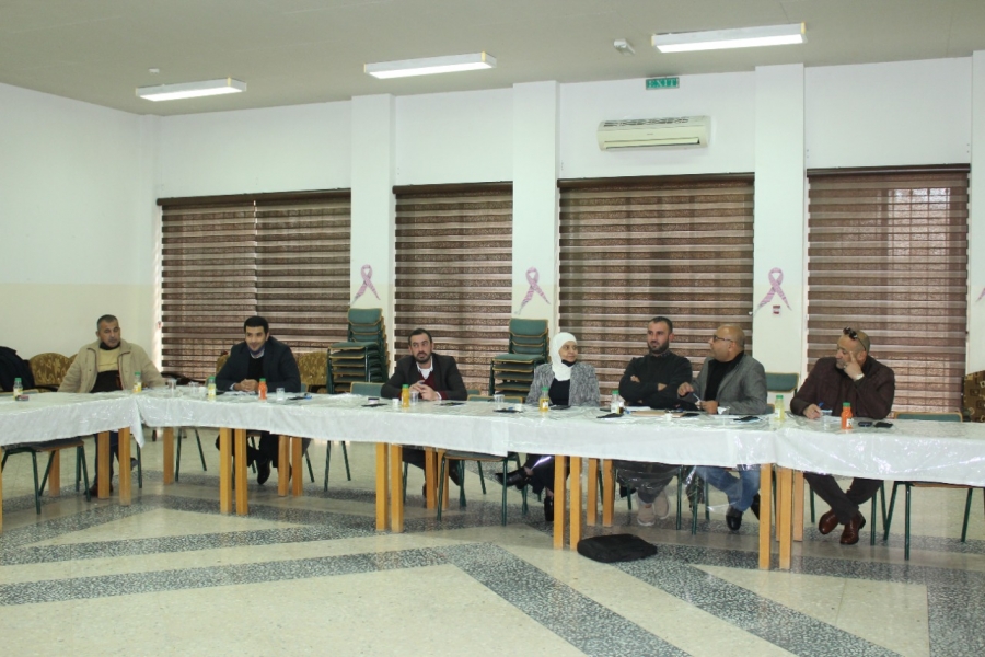 جلسة نقاشية ضمن مبادرة تقييم واقع الخدمات التي تقدمها البلديات والجهات ذات العلاقة.في محافظة مادبا