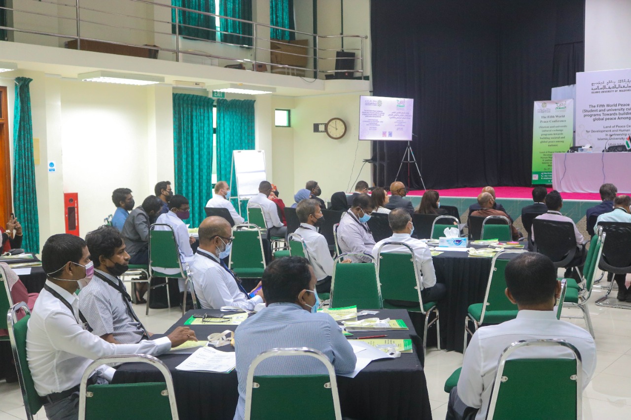 مركز ارض السلام للتنمية وحقوق الإنسان ينظم مؤتمر السلم العالمي الخامس في العاصمة المالديفية ماليه 