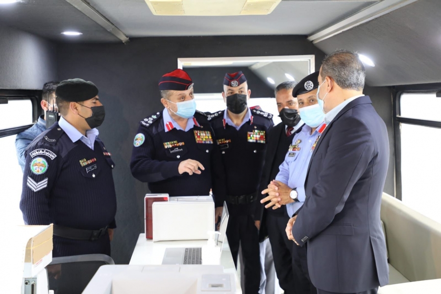 إدارة الترخيص : خدمة حديثة مبتكرة لتقديم خدمات الترخيص من خلال محطة ترخيص الطريق الصحراوي بمنطقة الحسينية