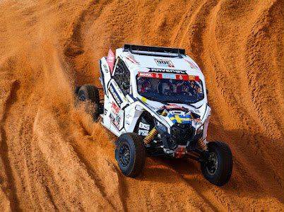 سيث كونتيرو يتصدر ترتيب المرحلة الثالثة لفئة المركبات الصحراوية الخفيفة تي3  في رالي داكار السعودية 2022