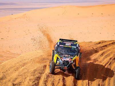 سيث كونتيرو يتصدر ترتيب المرحلة الثالثة لفئة المركبات الصحراوية الخفيفة تي3  في رالي داكار السعودية 2022