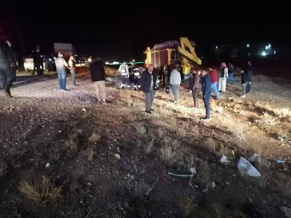 حادث تصادم في محافظة المفرق