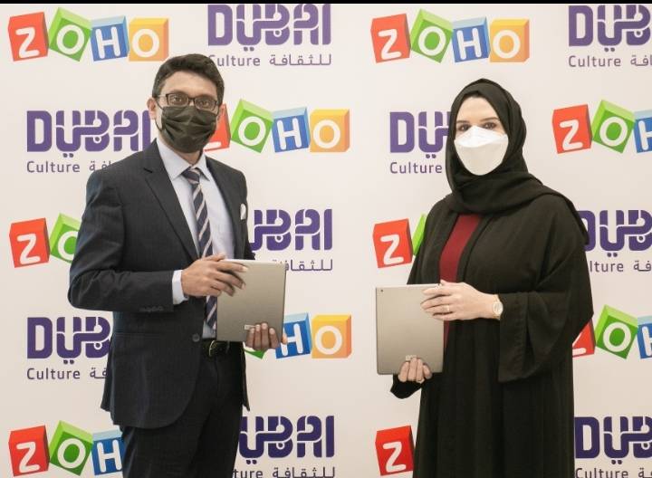 دبي للثقافة وزوهو توقعان اتفاقية تعاون لدعم التحول الرقمي لرواد الأعمال الإبداعية في دبي