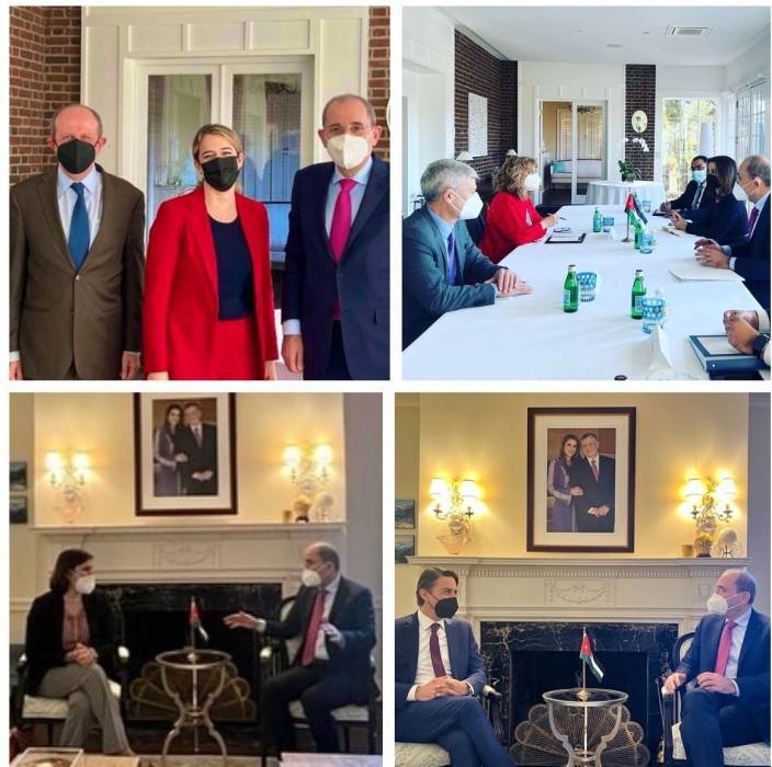 الصفدي يجري مباحثات مع عدد من المسؤولين في الخارجية الأمريكية