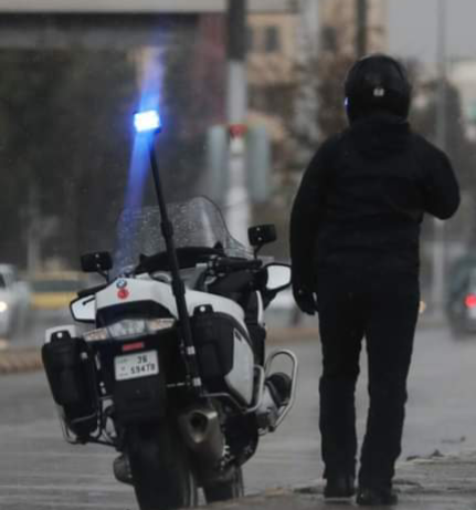 مديرية الأمن العام تحذر من المنخفض الجوي المتوقع