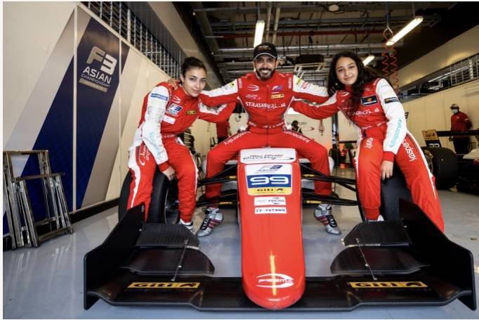 خالد وآمنة وحمدة القبيسي يشاركون في منافسات بطولة الفورمولا الآسيوية الإقليمية تحت راية فريق أبوظبي للسباقات من بريما