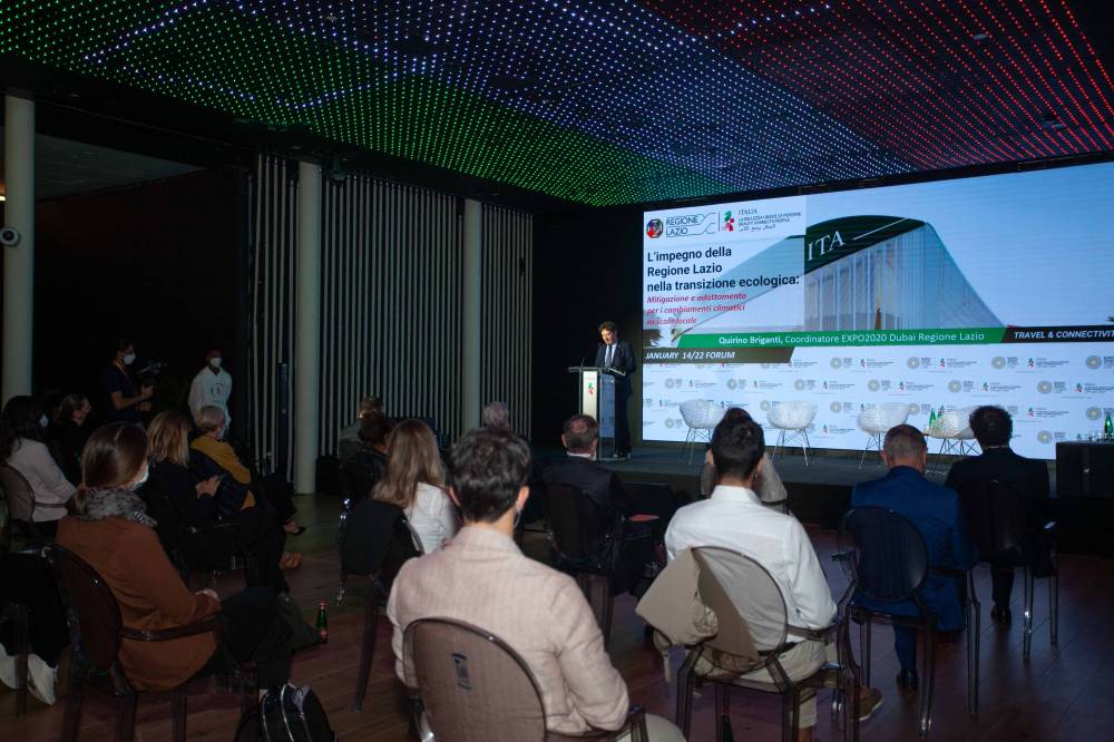 إقليم لاتسيو يؤكد التزامه في التحول البيئي في إكسبو 2020 دبي