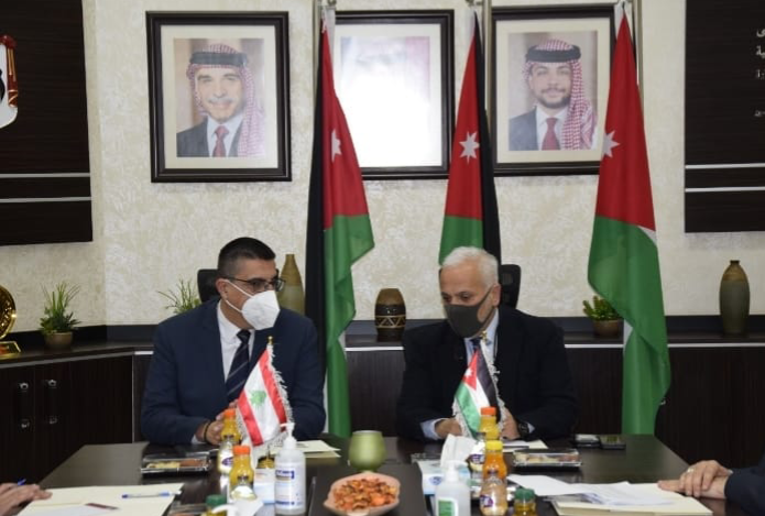 وزير الشؤون الاجتماعية اللبناني يزور وزارة التنمية الاجتماعية وصندوق المعونة الوطنية.