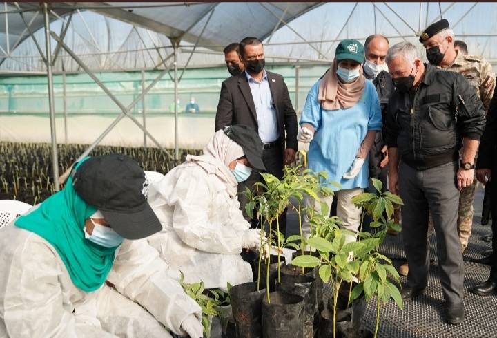 ‏الملك يزور 3 مزارع تستخدم الأساليب الزراعية الحديثة في الأغوار الشمالية والوسطى  صور