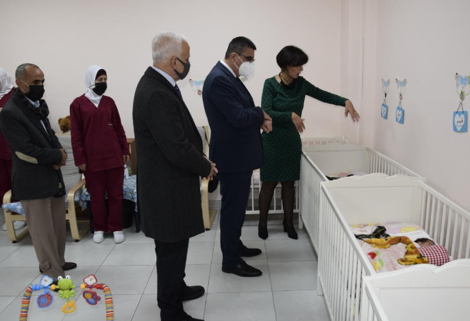 وزير الشؤون الاجتماعية اللبناني يزور وزارة التنمية الاجتماعية وصندوق المعونة الوطنية.