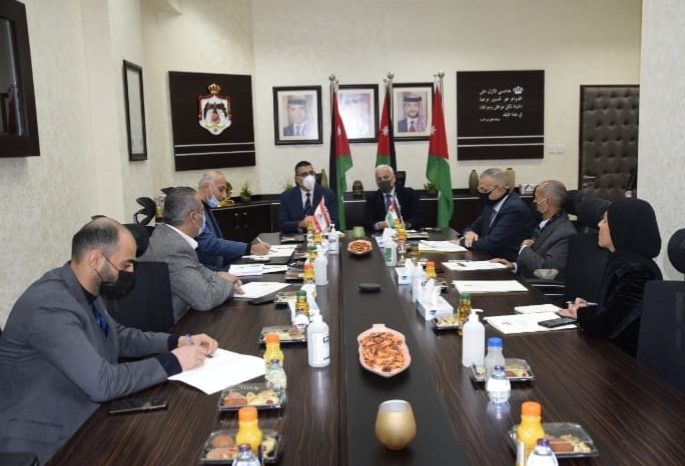 وزير الشؤون الاجتماعية اللبناني يزور وزارة التنمية الاجتماعية وصندوق المعونة الوطنية.