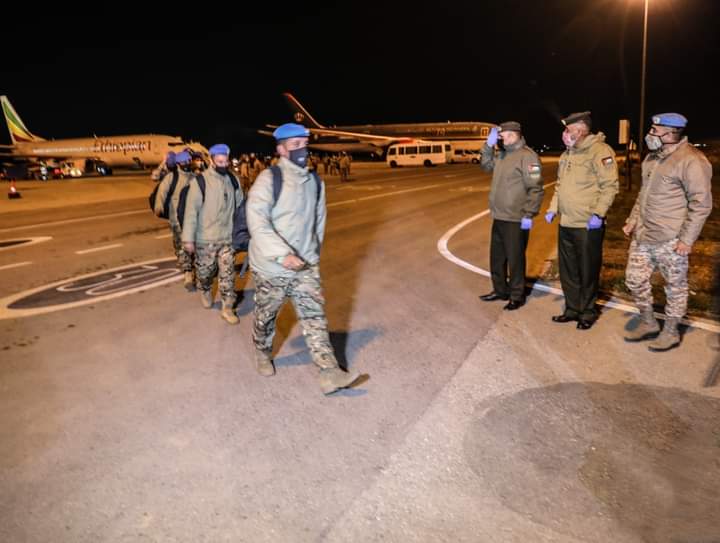 قوة الانتشار السريع الأردنية مالي تغادر أرض الوطن