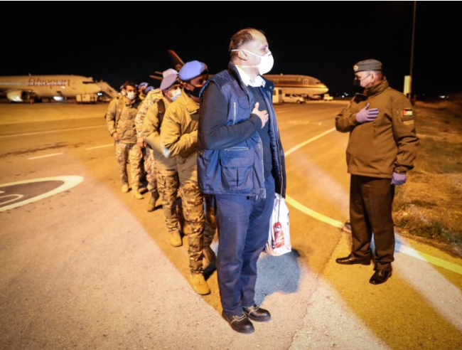 قوة الانتشار السريع الأردنية مالي تغادر أرض الوطن