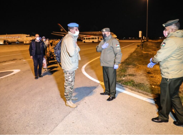 قوة الانتشار السريع الأردنية مالي تغادر أرض الوطن