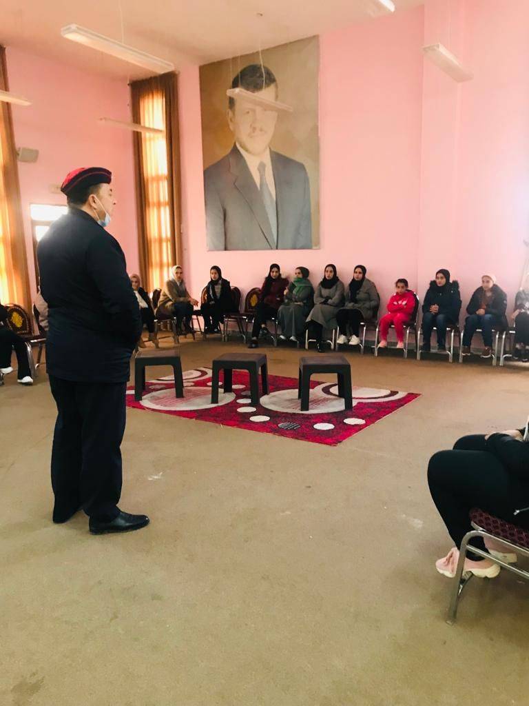 استمرار الأنشطة التشاركية مع مديرية الأمن العام في محافظة المفرق