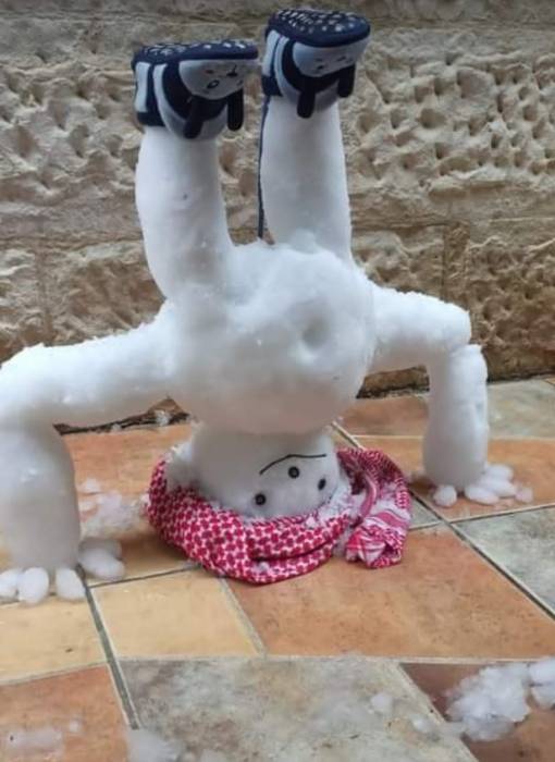 يسرى أبوعنيز  تكتب … الأردنيون يستقبلون الثلوج بالفرح