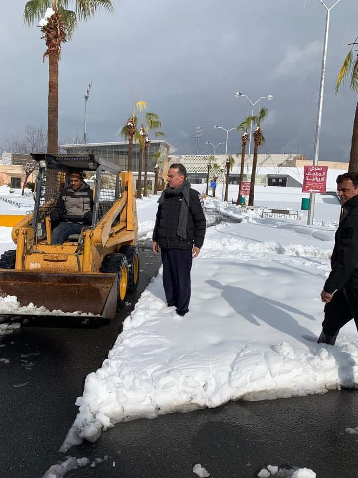 سقوط قرابة ألف شجرة في المدينة الرياضية .. صور