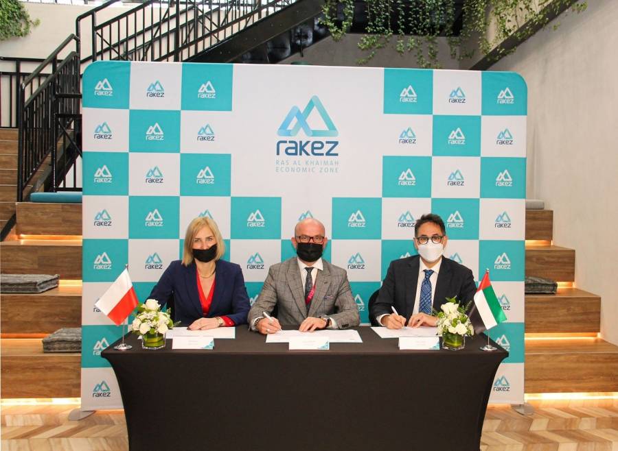 توقيع مذكرة تفاهم بين راكز ومنطقة كاتوفيتشي الاقتصادية الخاصة لتعزيز العلاقات التجارية والاستثمارية المتبادلة بين بولندا والإمارات