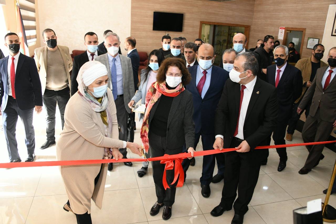 سمو الاميرة بسمة بنت علي تفتتح حاضنة الابتكار وريادة الاعمال بالمركز الوطني للبحوث الزراعية  